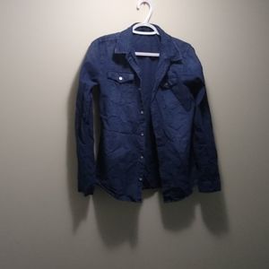 Denim button up shirt